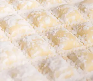 Ravioles de ricotta y jamon