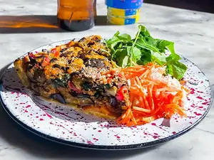 Tarta de vegetales vegetariana