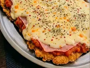 Milanesa de ternera napolitana