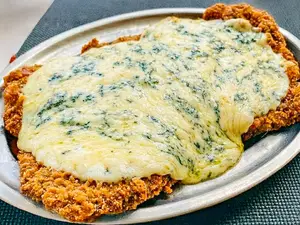 Milanesa ternera al roquefort