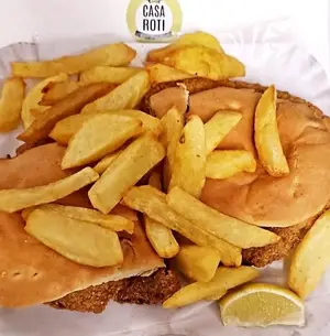 Sandwich De Milanesa De Ternera Con Papas Fritas (Para Compartir)