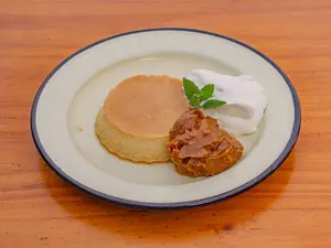 Flan mixto