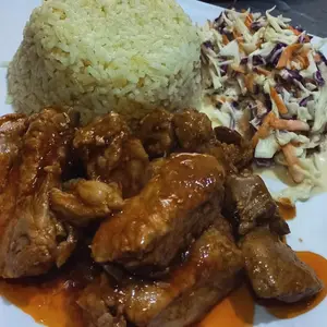 Cerdo en salsa barbacoa