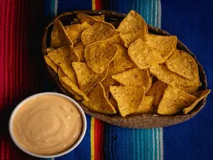 Nachos con fondue