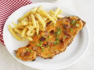 Milanesa americana +p/fritas