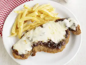 Milanesa fugazzeta +p/fritas