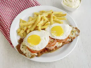 Milanesa super comp. +p/fritas