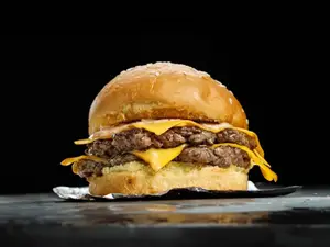 Cheeseburger doble sin tacc
