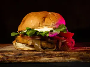 Veggie burger clásica