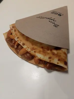 Crepe de dulce de leche