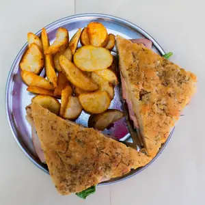 Sándwich de berenjenas veggie