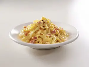 Fetuccini carbonara
