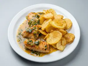 Pollo al verdeo