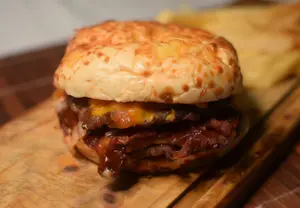 Hamburguesa doble cheddarbacon