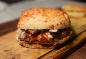 Simple cheddar bacon