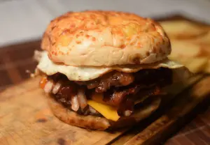 Triple cheddarbacon