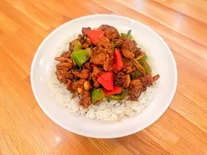 Arroz con pollo con chill