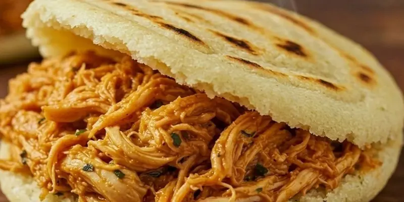 Arepas de pollo