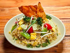 Arroz chaufa de verduras
