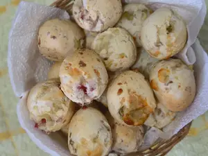 12 chipas sabor salame horneada