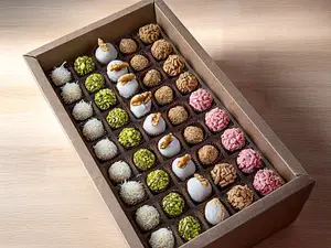 Caja de 100 brigadeiros
