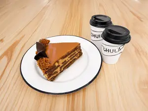 Chocotorta + 2 lattes