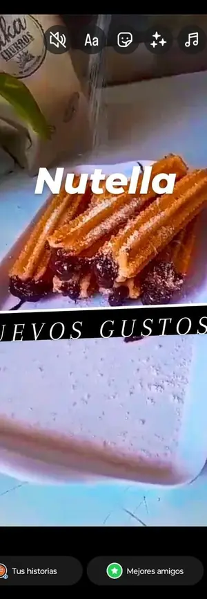 Churros De Nutella Unidad
