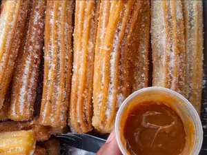 12 churros rellenosde dulce dl