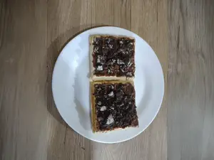 Waffles de nutella y oreo