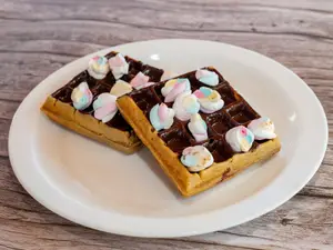 Waffles malvaviscos
