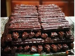 Media docena de churros bañado