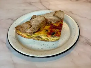 Porción de tarta integral