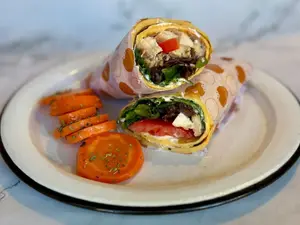 Wrap proteico de pollo