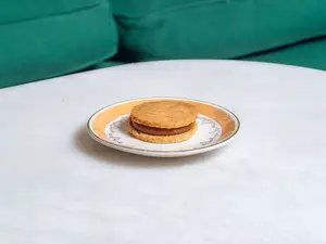 Alfajor Delce De Leche Y Almendras