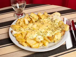 Milanesa a la suiza