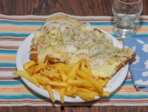Milanesa fugazzeta
