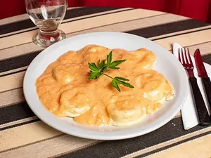 Sorrentinos muzza y jamón