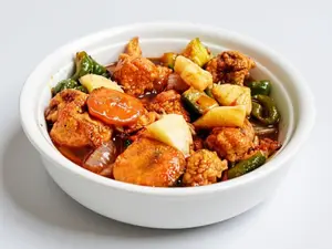 Cerdo con ananá