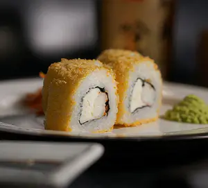 Hot prawns roll 10 piezas
