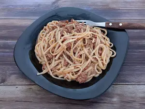 Fideos Con Boloñesa