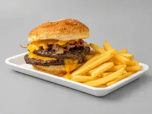 Hamburguesa Doble Americana