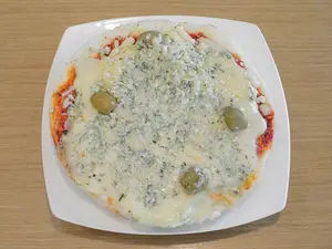 Pizza al roquefort
