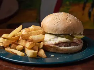 Hamburguesa griega