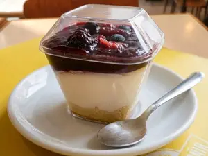 Cheesecake de frutos rojos Sin TACC