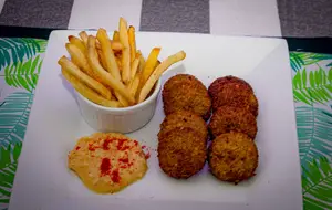 Plato vegetariano falafel