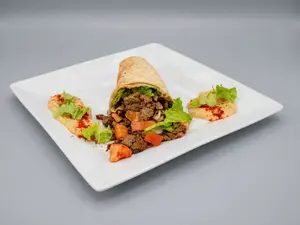 Shawarma carne y falafel