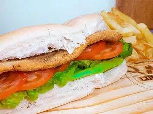 Sándwich de milanesa simple