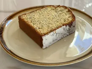 Budín de limón y amapola