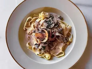 Fetuccini al huevo