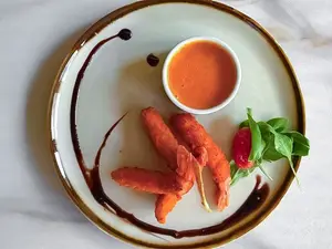 Langostinos panne